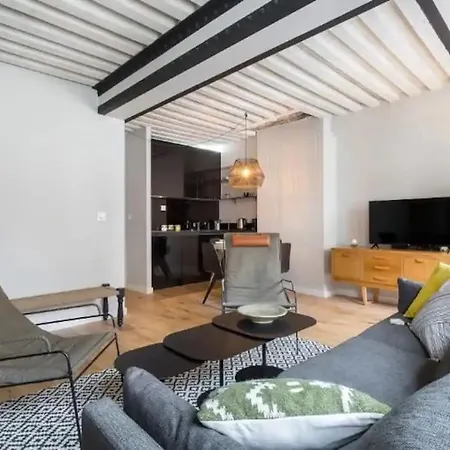 Canut Authentique Et Design, Deux Chambres, 1 Apartman Lyon
